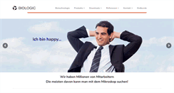 Desktop Screenshot of biologic.de